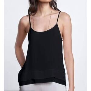 NEW NOUVELLE / SILK95FIVE zanzi cami top in black